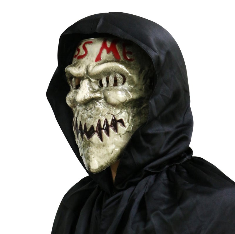 Gmasking 2020 PVC Election Horror New Year Kiss Me Cosplay Mask Adult Halloween Party Costume Props (Red-Tooth) - Image 5